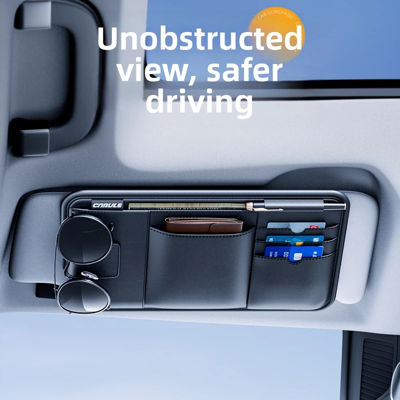 Car sunshade storage tool, car blind board, ticket card holder, card holder, car multifunctional storage document bag