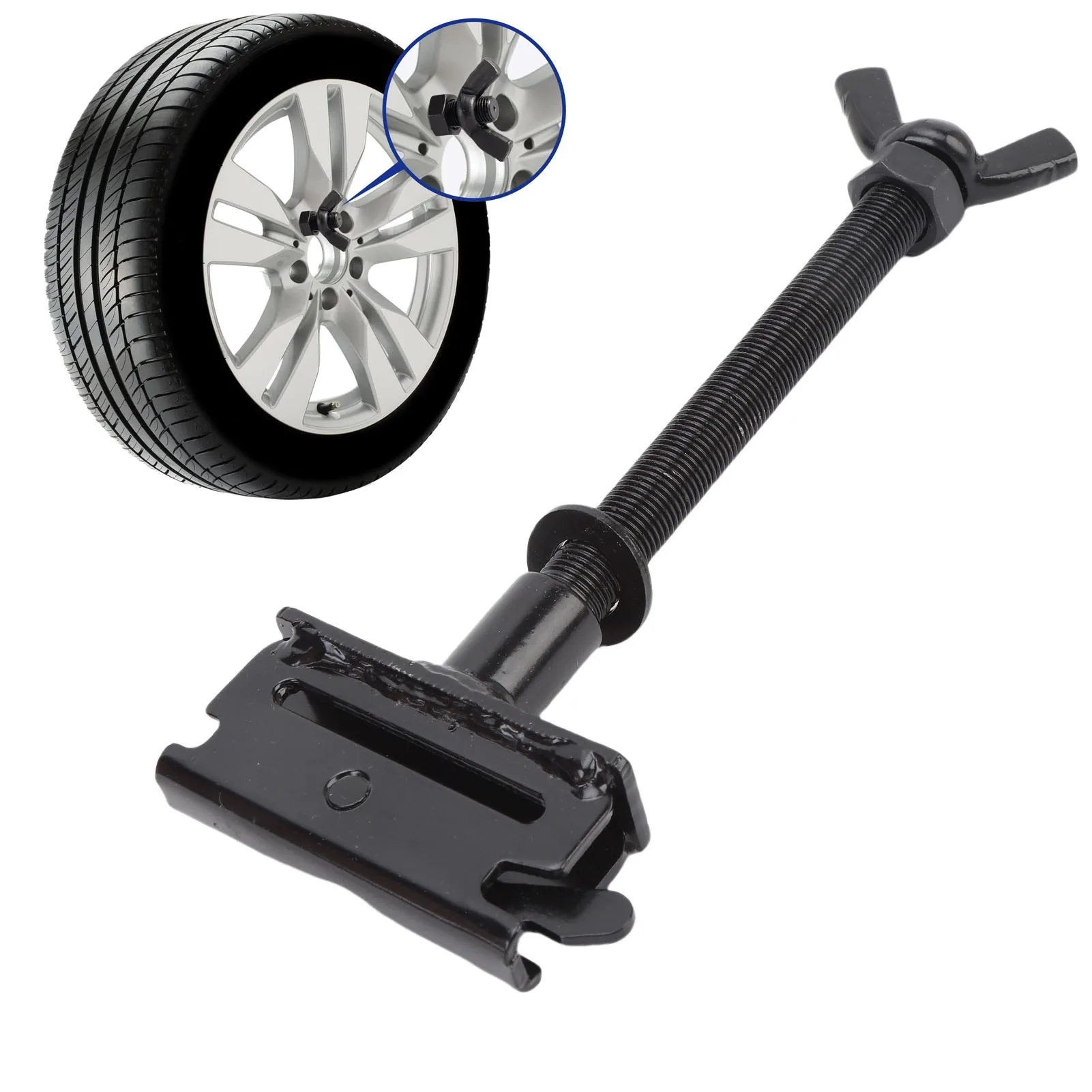 

Держатель запасного колеса E Track Крепление подпружиненного фитинга Прочный стальной держатель запасного колеса E Track против старения для закрытого прицепа