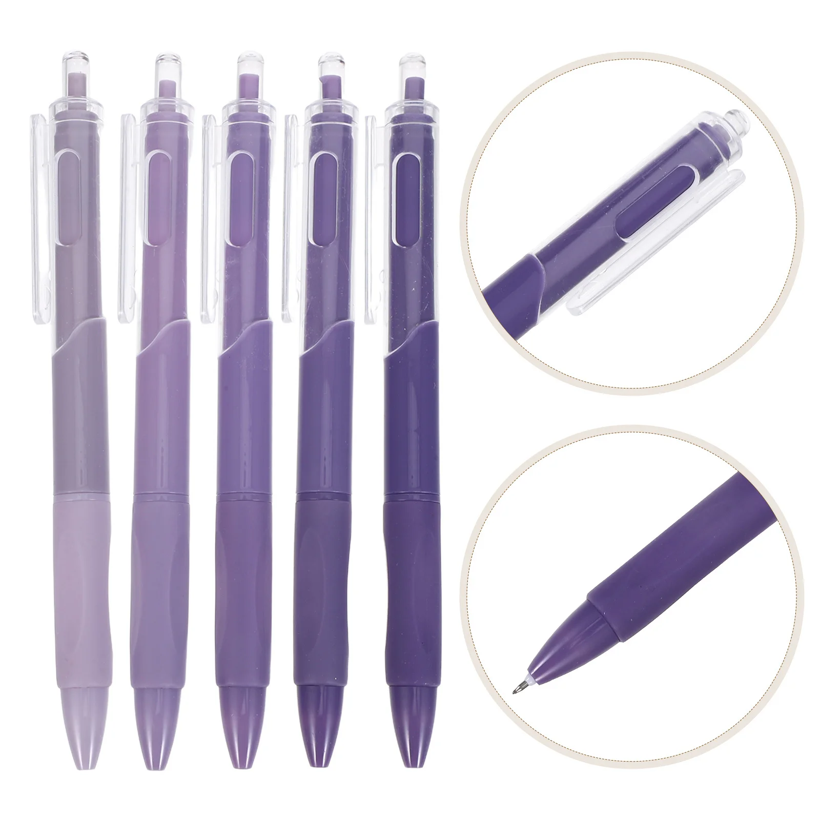 

Ink Pens Medium Tip Retractable Comfortable Grip Office School Writing Supplies Smooth Writing Neutral Pen High