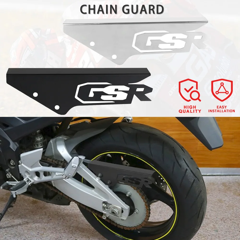 

Motorcycle For SUZUKI GSR400 GSR 400 2008-2013 GSR600 GSR 600 2008-2012 2011 2010 2009 Accessories Chain Belt Guard Cover