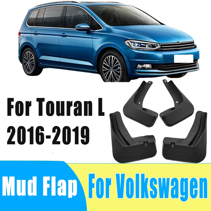 

4pcs Auto Tire Mudguard Waterproof Prevent Mud Splashing Car Mud Flap Fender Trim Accessory For Volkswagen Touran L 2016-2019