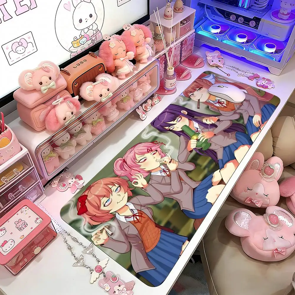 

DDLC D-Doki L-Literature Mouse Pad Gaming Deskmat Sakura Mousepad Anime Office Carpet Gamer Keyboard Computer Desks