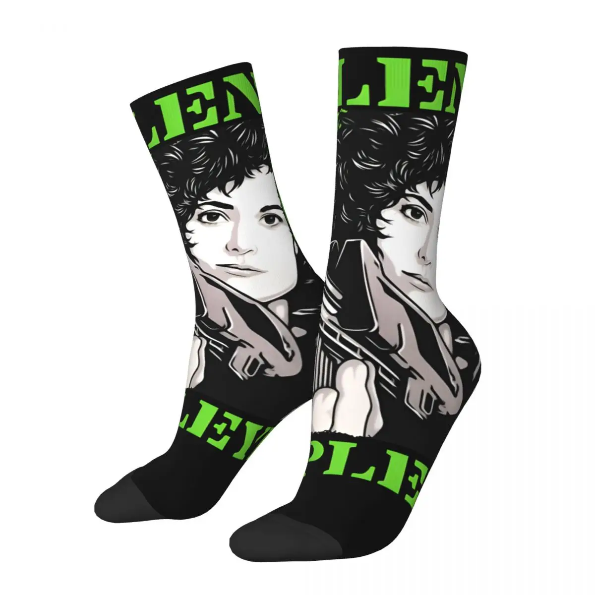 Funny Crazy compression Impressive Sock for Men Hip Hop Vintage Ellen Ripley Happy Quality Pattern Printed Boys Crew Sock