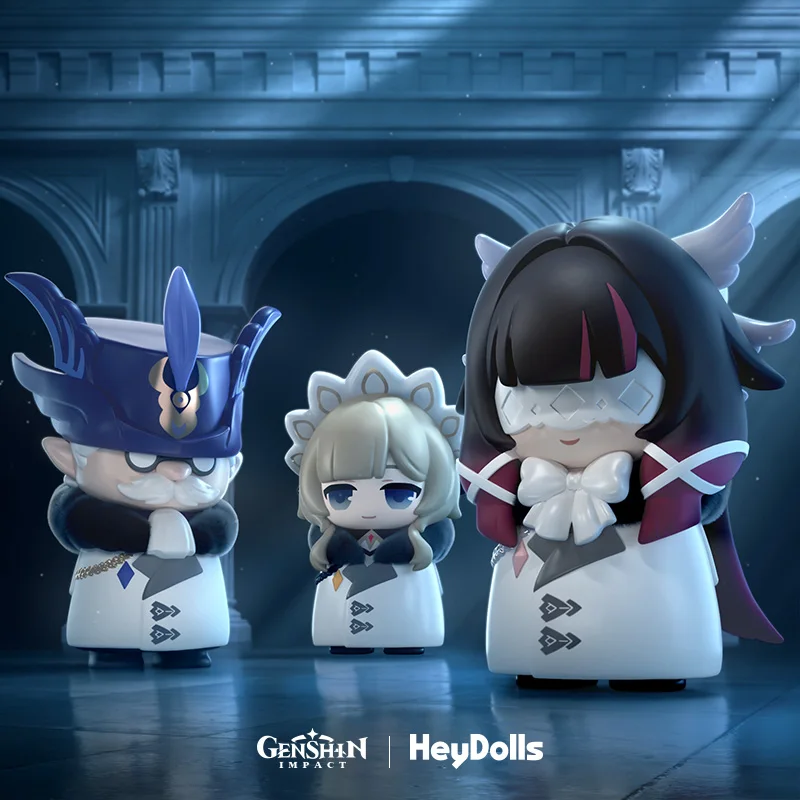 Mini Caixa Surpresa da Série Fatui Harbingers de Genshin Impact # Conjunto Completo miHoYo