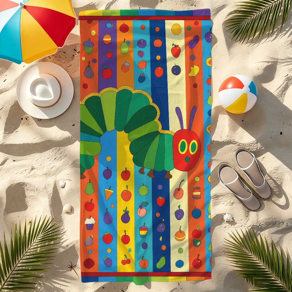 Cute C-Caterpillar-R Cartoon T - огляд і ціна Beach Towel Large