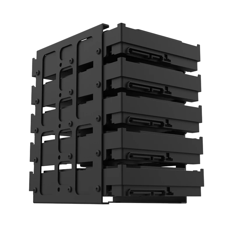 1.5MM SPCC 3.5 HDD Bracket DIY PC Multi-Layer Hard Drive Cage Stackable Up To 4 Groups(20 Layers)