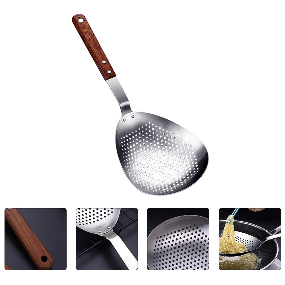 

Stainless Steel Colander Multifunctional Filter Spoon For Frying Strainer Oil Draining Hot Pot Kitchen