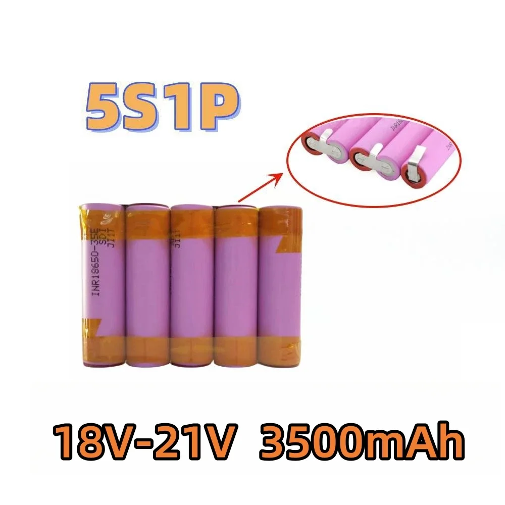 18650 rechargeable battery 35E 3.7V 3500mAh 2S 3S 4S 5S 6S Lassen Battery