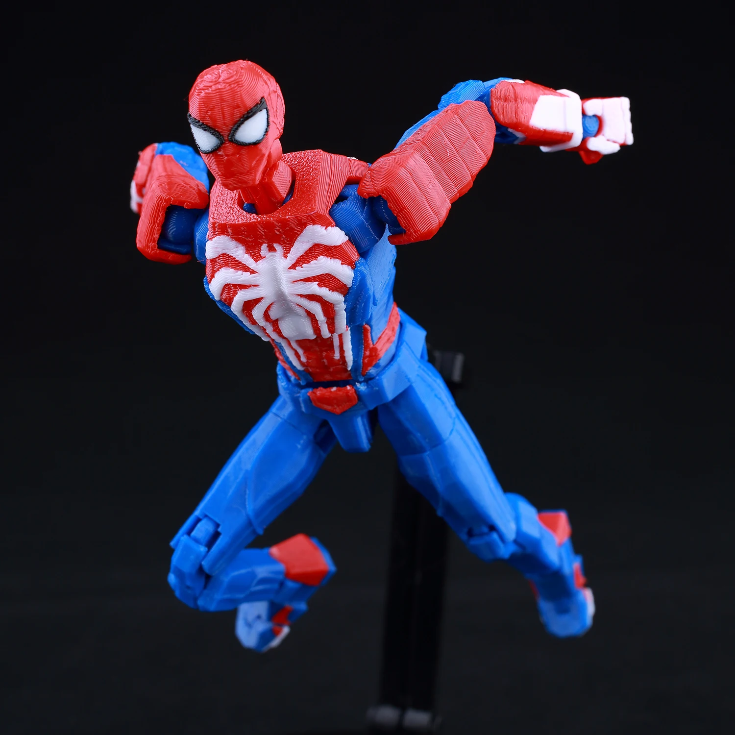 9L3D T13 عارضة أزياء الرجل العنكبوت متعددة المفاصل شخصيات الحركة الرائعة للرسوم المتحركة لا حاجة للتجميع ​ ​ ​ دمية مكتبية متحركة Titan1