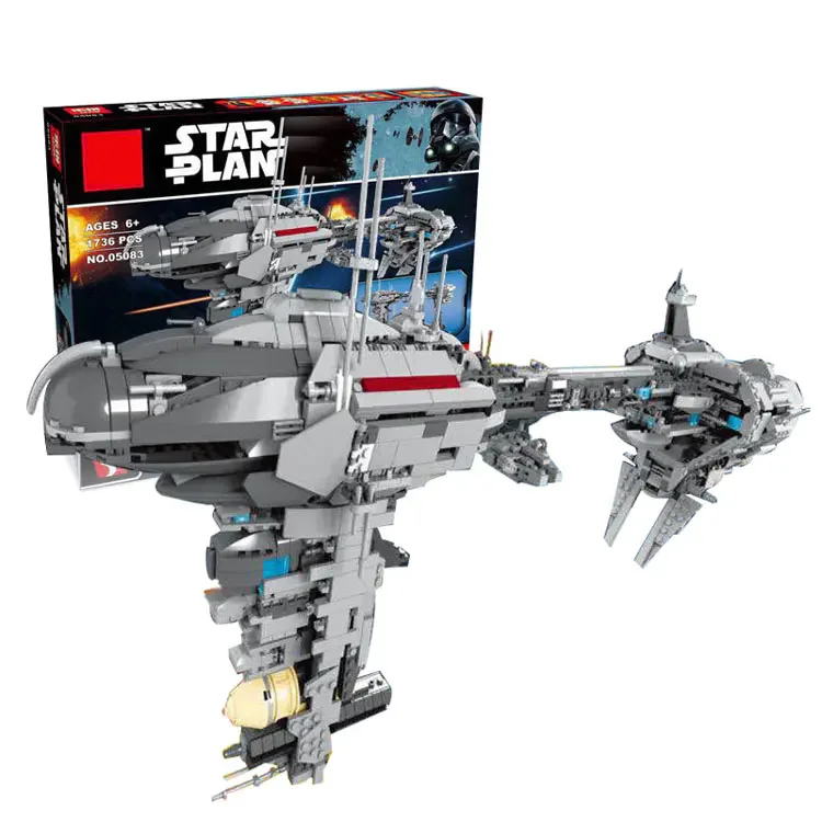 

81070 05083 The Nebulon Model B Gunship Building Blocks Brick Birthday Chirstmas Gift model kit Toy 1736PCS 81070