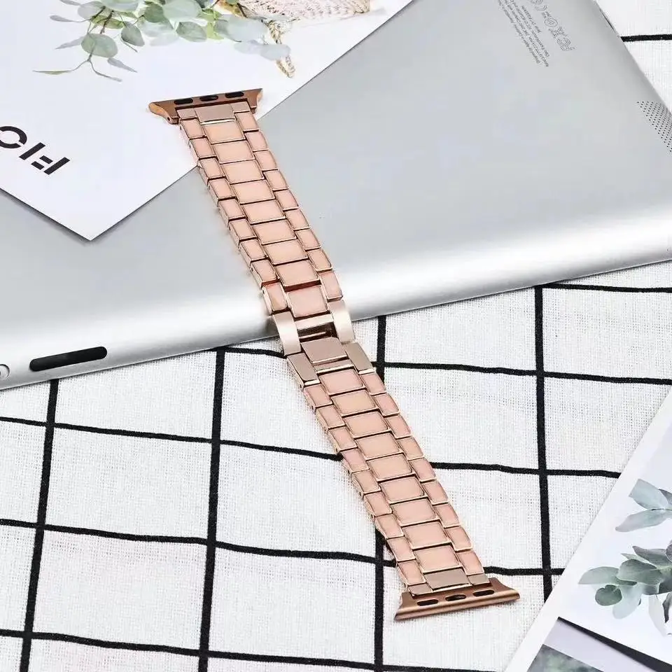 Metal strap for Apple Watch Ultra 8 7 49mm 45mm 41mm Stainless Steel Bracelet Wristband for iWatch 6 5 4 SE 44mm 42mm 40mm 38mm