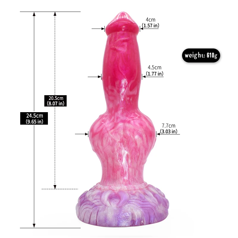 FAAK Fantasy Dog Knot Dildo With Sucker Silicone Large Penis Anal Plug Sex Toys For Women Men Female Masturbator Big Dong