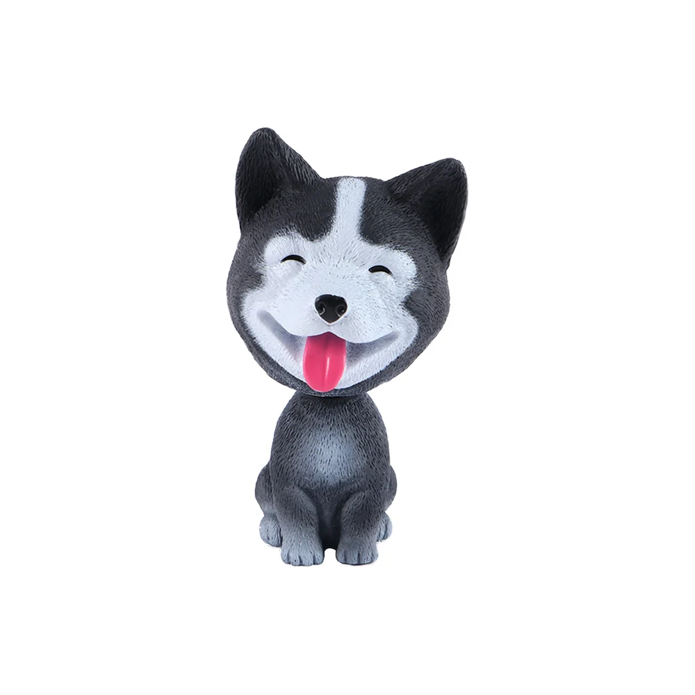 Decoration Gift Wobble Head  Resin Gift Tabletop Car Ornaments Nodding Puppy  Bobblehead Dog Shaking Head Dog