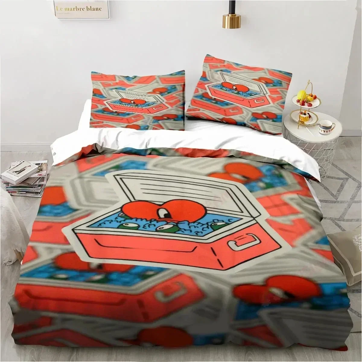 

3D Print Funny Bad Bunny Un Verano Sin Ti Comfortable Duvet Quilt Cover Pillowcase Bedding Set Bedroom Decoration Home Textile
