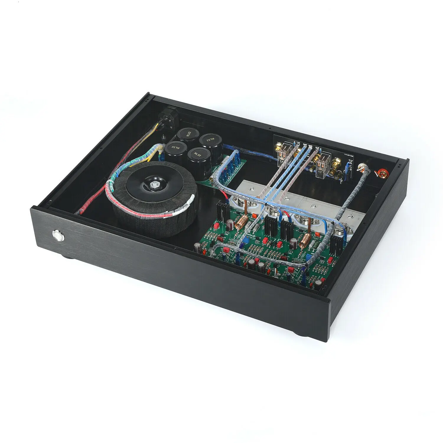 

SUQIYA-Finished Pure Power Amplifier Base On Naim NAP250 Amp Circuit 80W +80W MJE15024