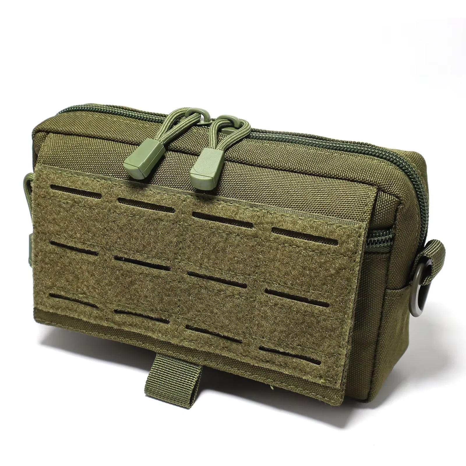 Tactical MOLLE Pouch 600D Laser Cut Utility Pouch with Hook & Loop Patch Panel D Ring EDC Belt Bag Hunting Camping Accessories