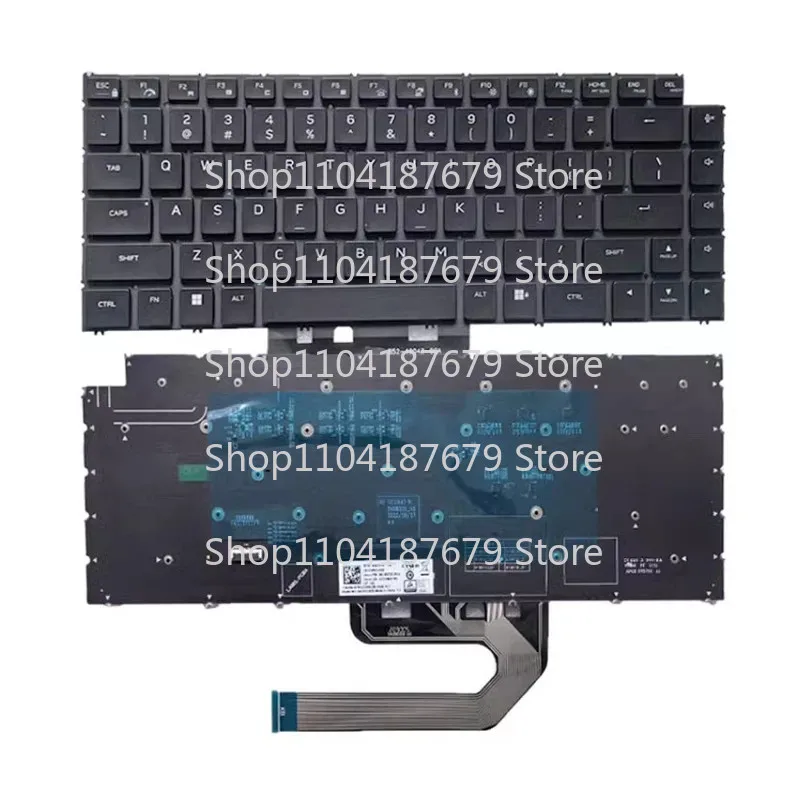 

1pcs 0WH5Y9 WH5Y9 For Dell Alienware X16 R1 R2 Keyboard US RGB Backlit Laptop