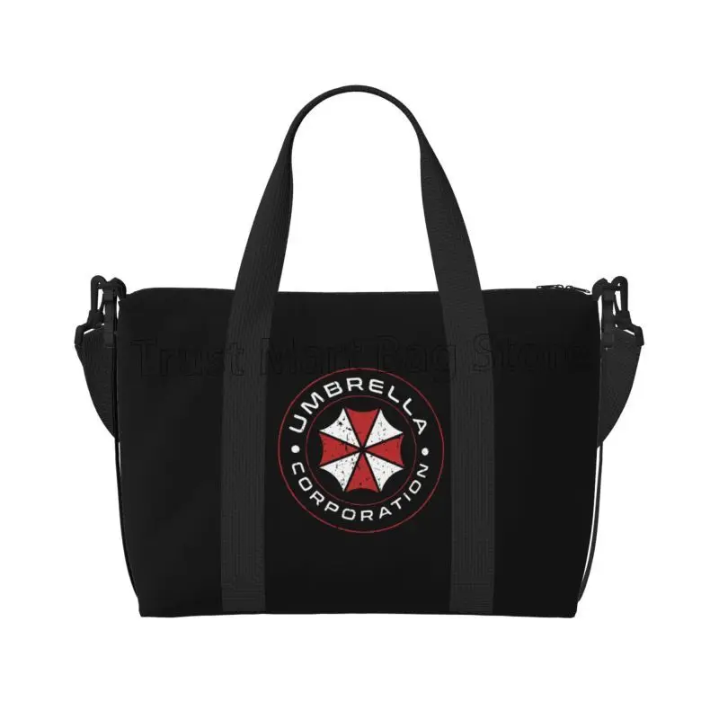 Umbrella Corporation กระเป๋าเดินทาง Duffle น้ําหนักเบากันน้ํา Weekender กระเป๋าเดินทางข้ามคืนกระเป๋าถือกระเป๋าสําหรับกีฬายิมโยคะ