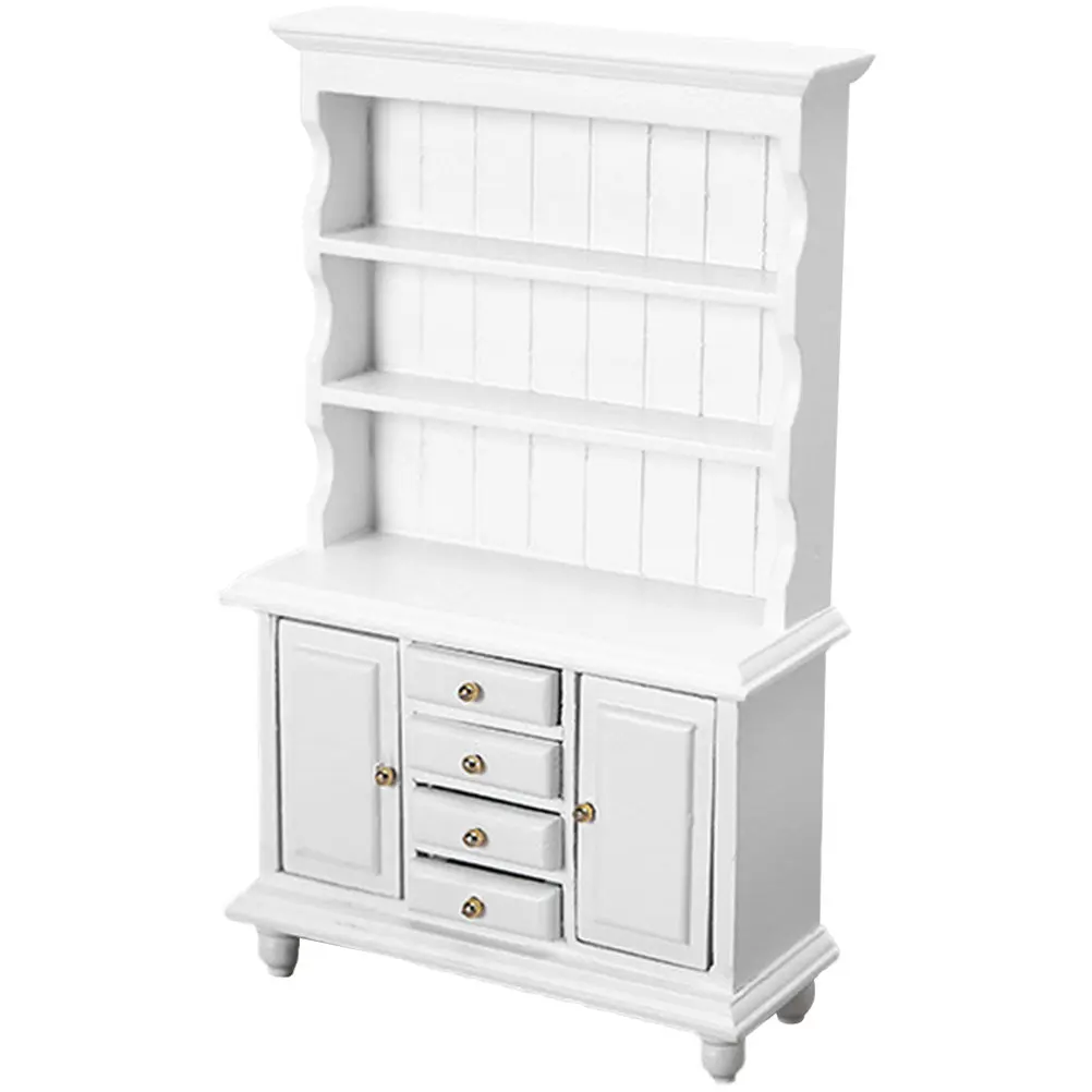 

Birch Wood Mini House Decoration Accessory Set Lovely Realistic Miniature Furniture for DIY Dollhouse Decor Landscaping and