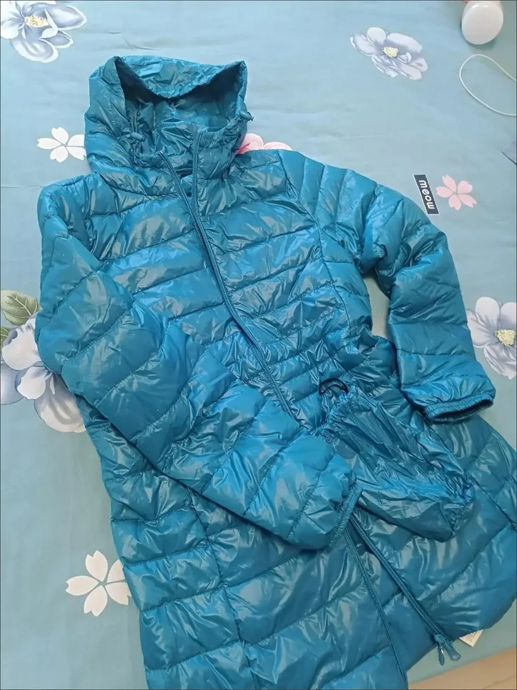 

Осень-зима 2022, длинное пуховое пальто больших размеров с капюшоном, женская легкая тонкая белая куртка на утином пуху, женские теплые парки-пуховики, верхняя одежда