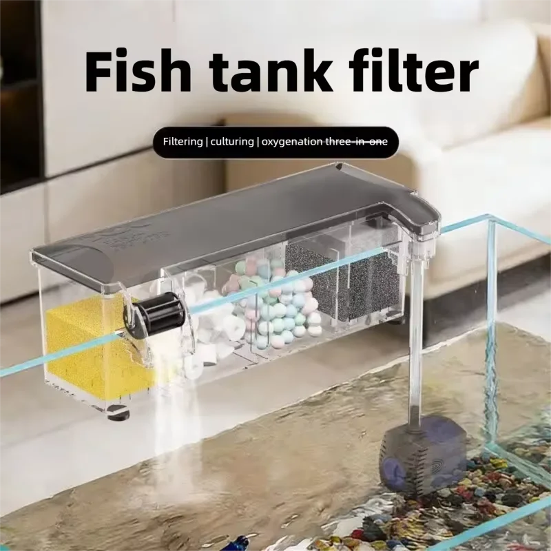 Reef Tank Filter - Filtre externe mural pour aquarium, filtre