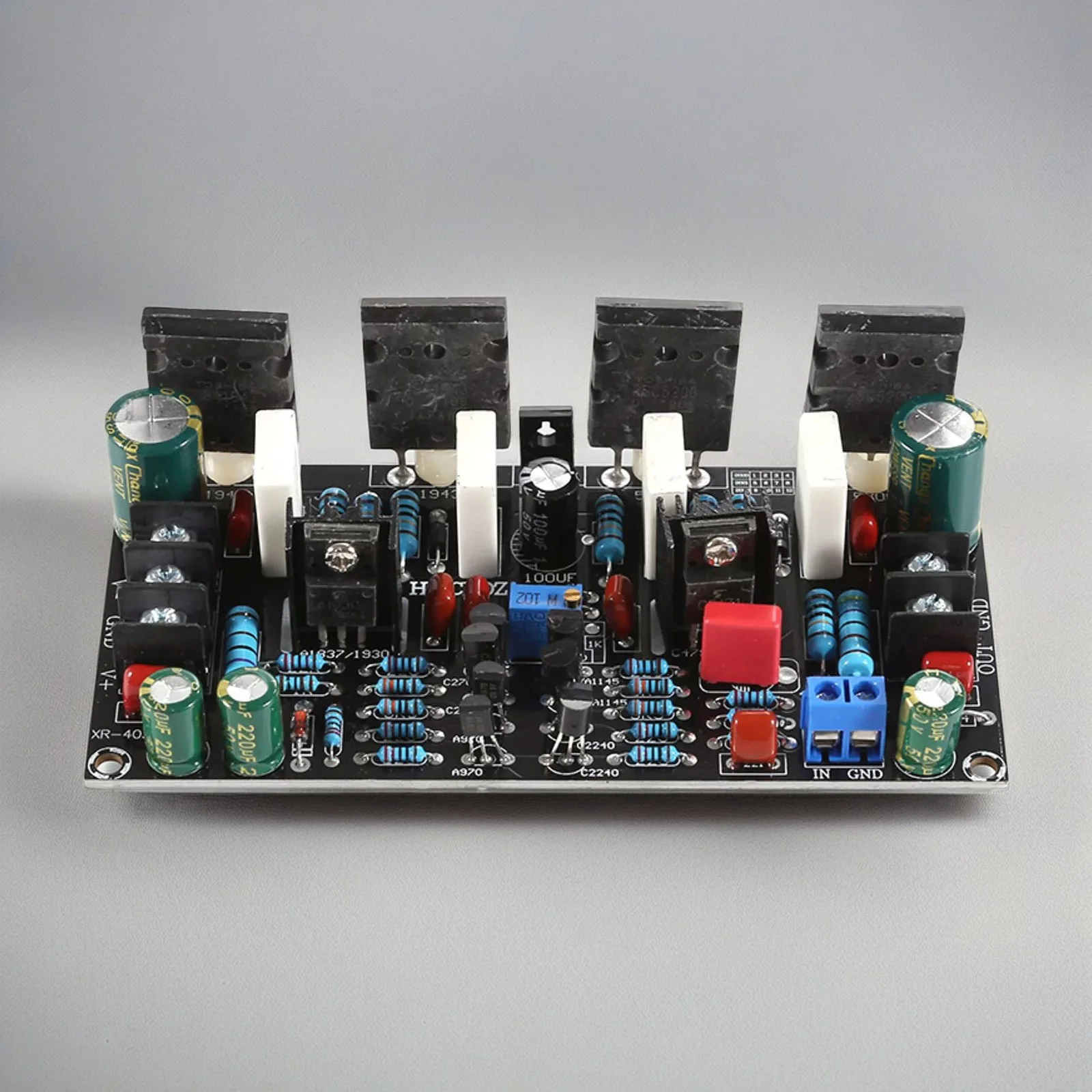 Плата моноусилителя мощности 200 Вт с транзисторами 2SA1943 + 2SC5200 для лампового предусилителя «сделай сам», комплект усилителя высокого качества с низким уровнем шума