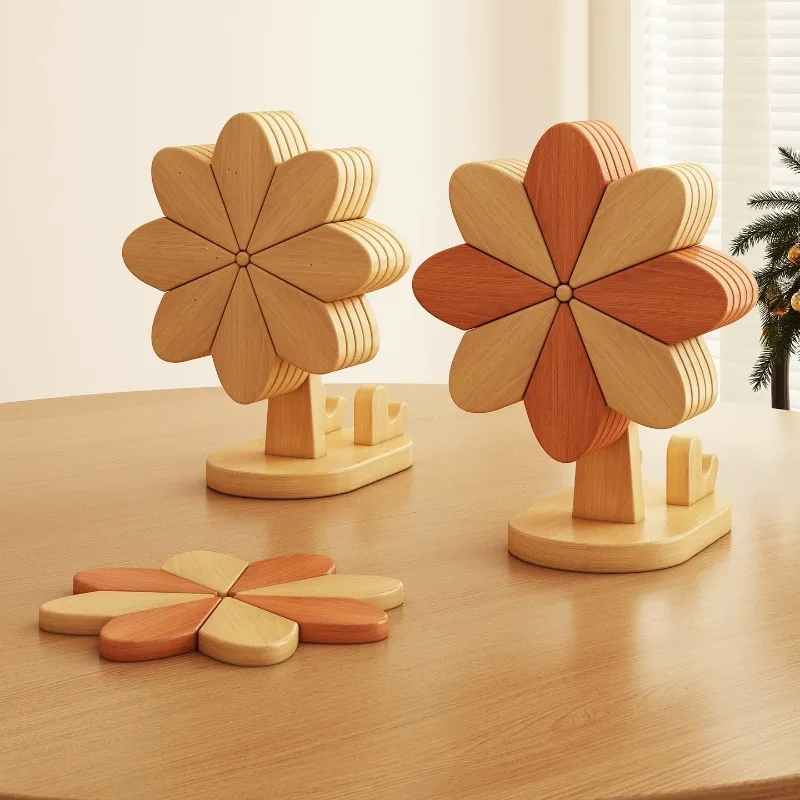Home Insulation Windmill Coaster Creative Desktop Decoration Heat Resistant Placemat Kitchen Table Pad for Pots Bowls