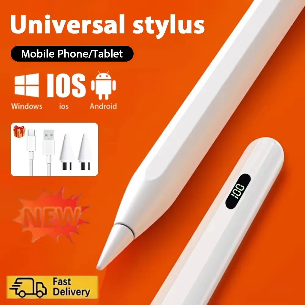 Universal Touch Screen Pen For Android iOS Phone Windows For iPad 11 2018-2024 Xiaomi HUAWEI Samsung Tablet Magnetic Digital Pen