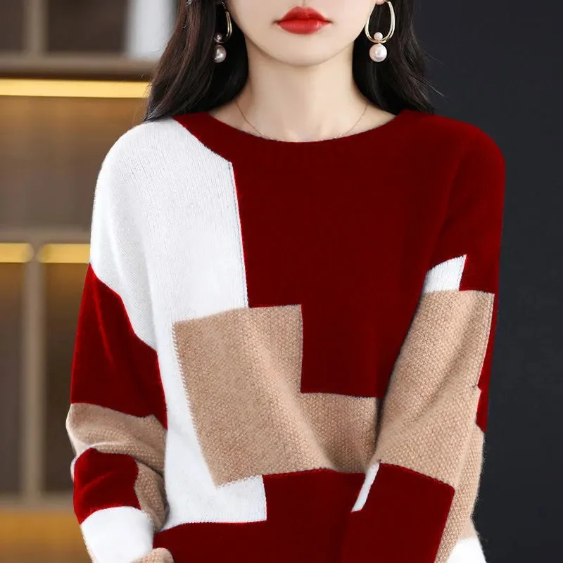 Women Sweater O-neck 2023 New Autumn Winter Basic Pullover Warm Casual Jumpers Korean Fashion Spring Knitwear Bottoming Shirt