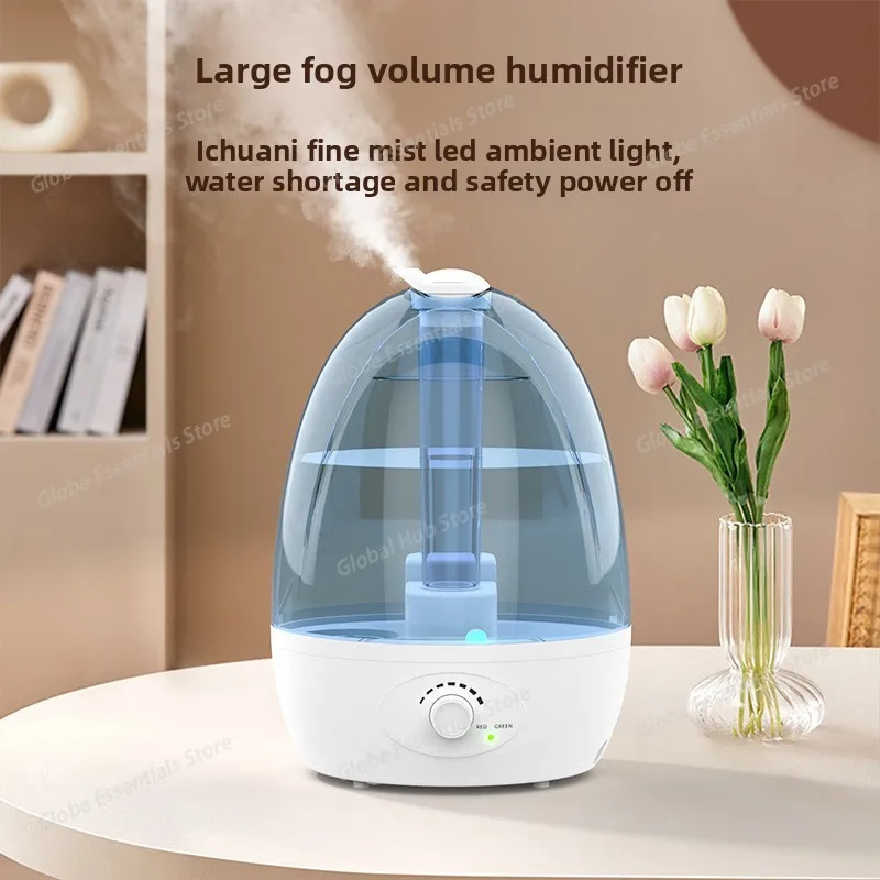 

Household Humidifier 2.8L Big Spray Air Humidifier Aroma Essential Oil Diffuser Home Office Air Purifier Mist Maker