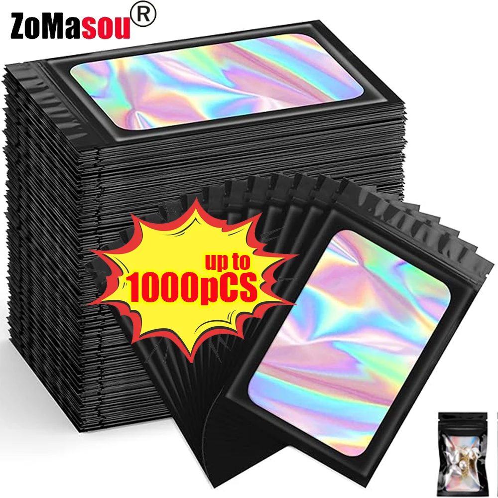 Women Bags Under 500 - 1000/10 Stuks Holografische Ziplock Zakken Plastic