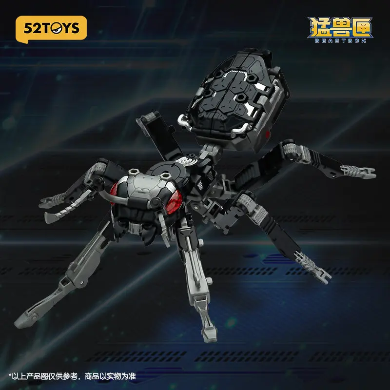 52TOYS BEASTBOX Original Mecha BB-73 Ant, Figura de Acción Articulada Transformable, Adorno de Escritorio, Juguete Coleccionable de Moda, Regalo