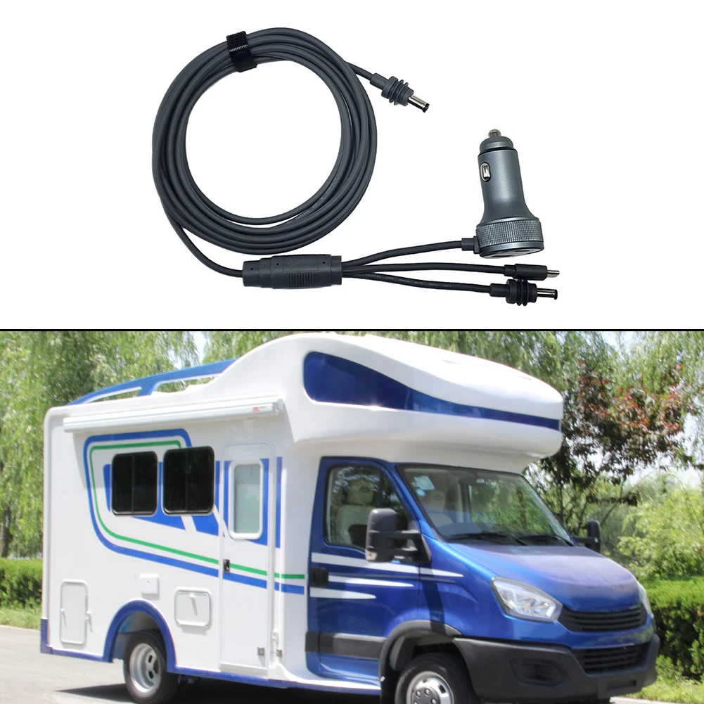 

Портативный кабель для подключения питания 3-в-1, 200 см, USB-кабель с разъемами, длина 200 см, изготовлен из ПВХ