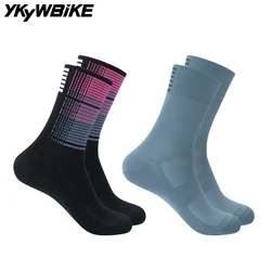 YKYWBIKE Cycling Short Socks Professional Brand Sport Socks Breathable Road Bicycle Socks Men and Women Outdoor