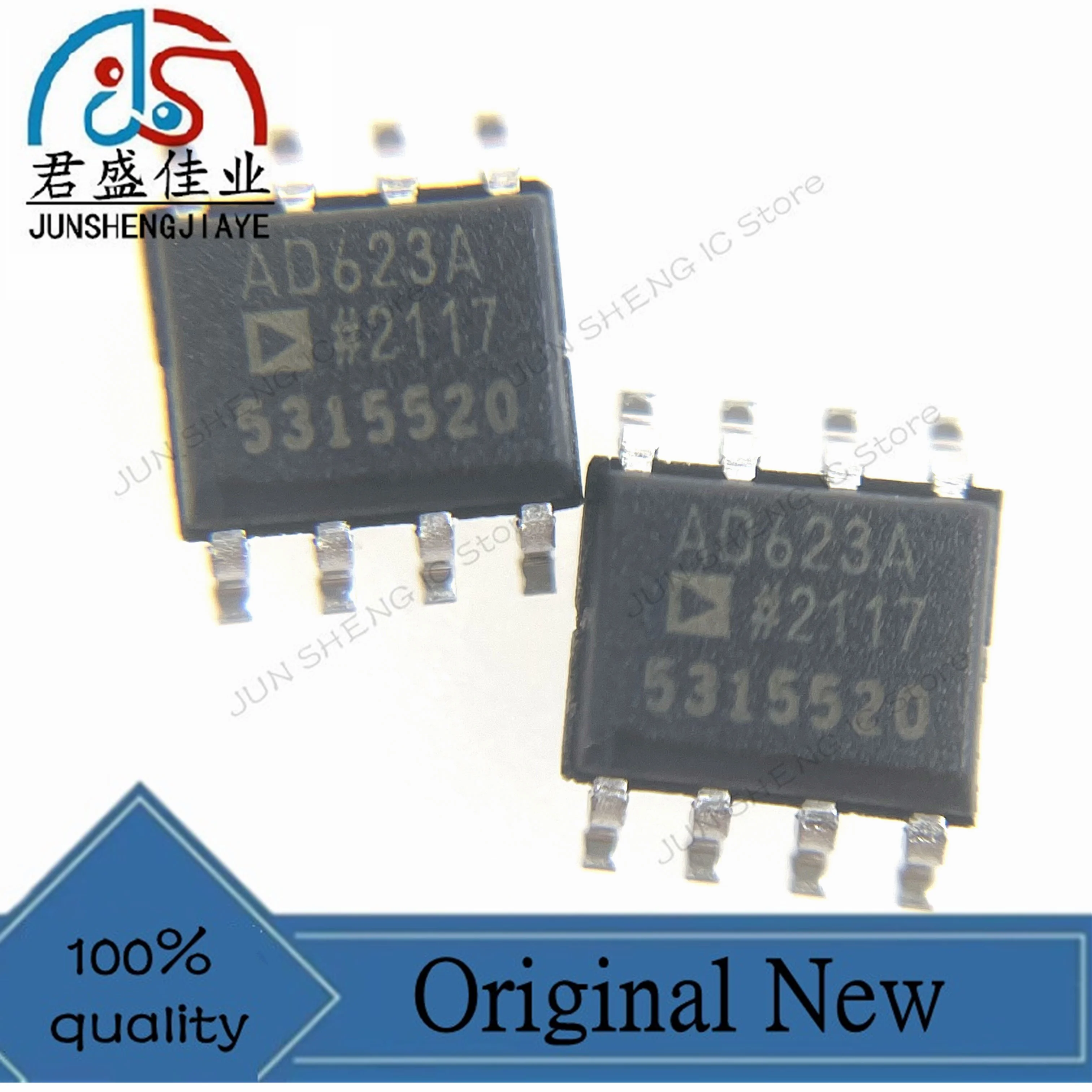 JUN SHENG IC Store/5 pcs/lot 100% new original IC RISYM AD623ARZ AD623AR Operation Amplifier IC Chip AD623A Patch SOIC8