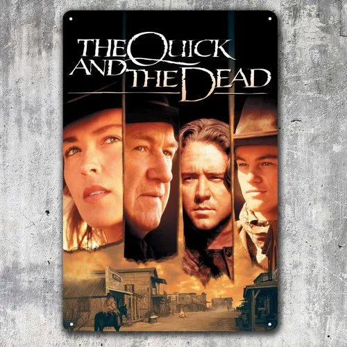The Quick And Dead Movie Metallposter – Sammlerstück aus Blechschildern