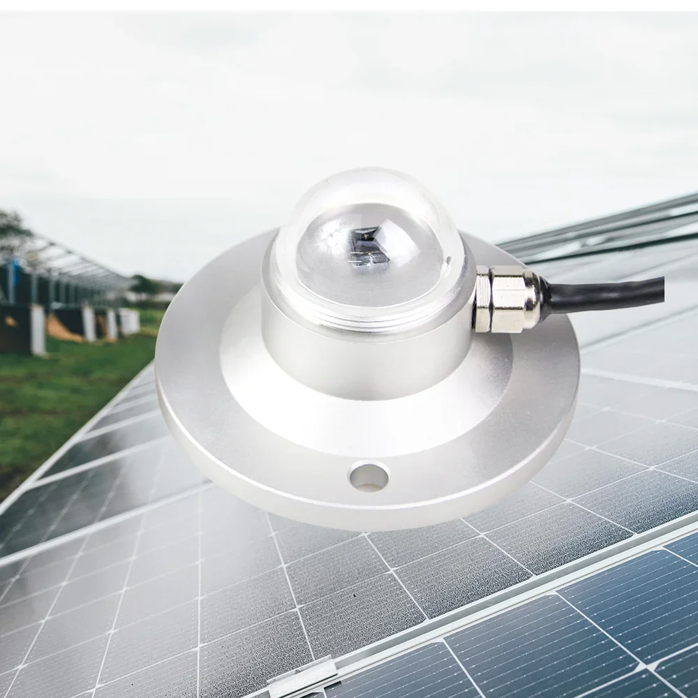 Silicon Cell Solar Radiation Irradiance Sensor Transmitter RS485 Modbus Sun Tracking Pyranometer