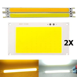 2PCS 50W 8W LED Light Beads 9V 3.7V Super Bright 6500K Cool White 3000K Warm White COB LED Light Source Chip for DIY LED Lamp