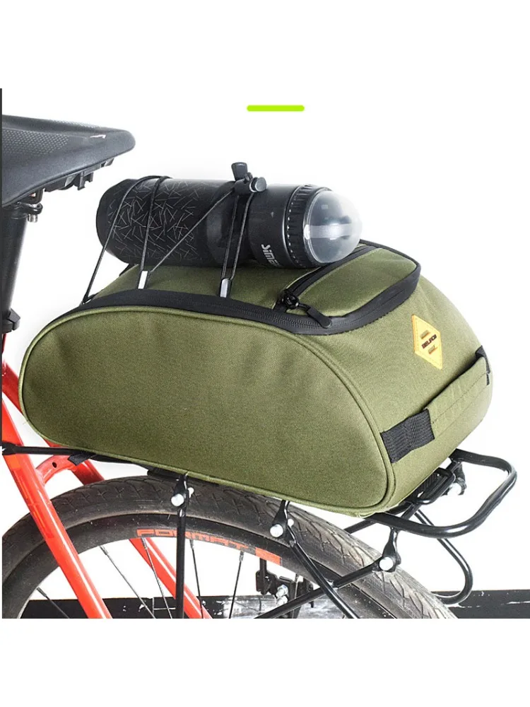 AliExpress HUIJING 8L Rear Bike Rack Bag Rain Cover Waterproof Bicycle Ebike Saddle Bag Cycling Pannier Trunk Carrier Reflector Adjustable bike bag