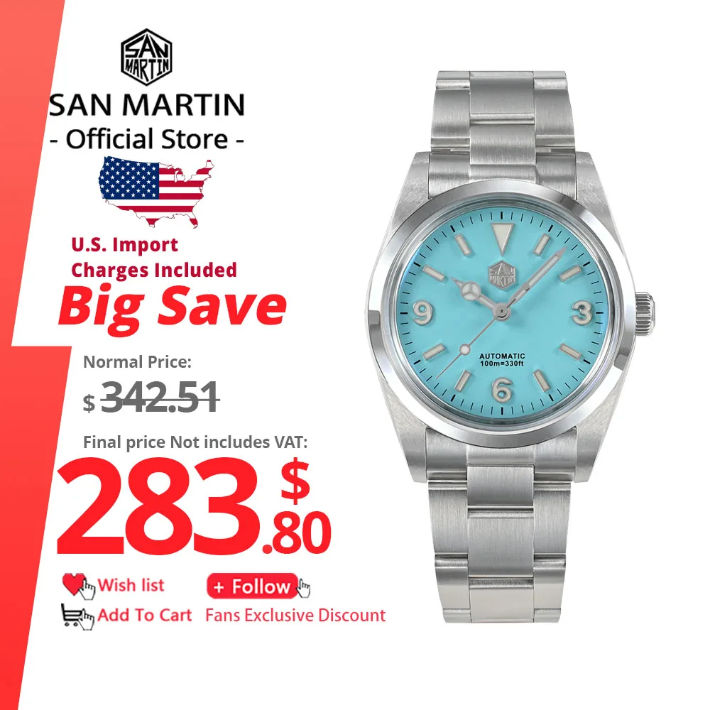 San Martin 36Mm Men…