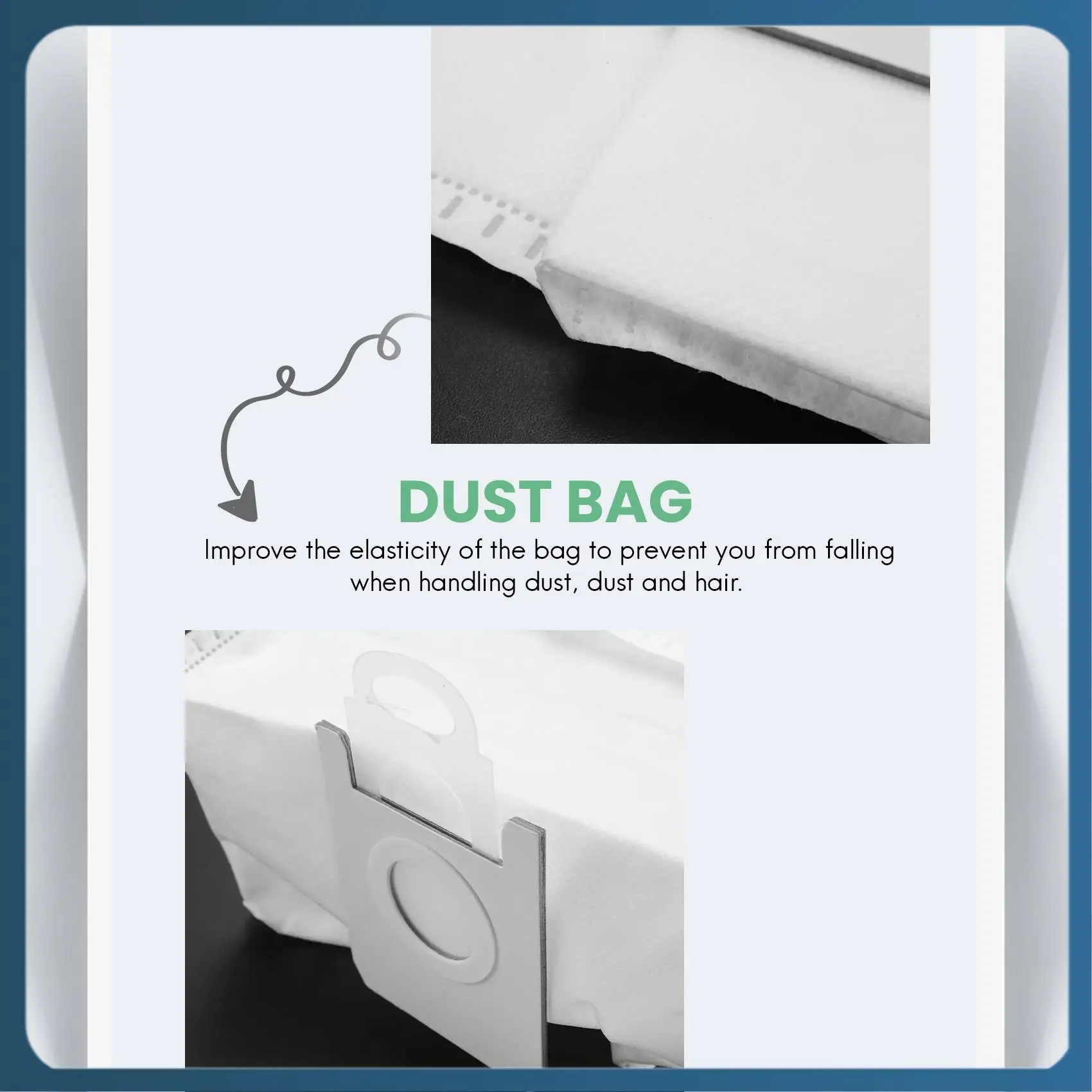 

AB02 10 шт. пылесборник для Roidmi EVE Plus, детали для пылесоса, бытовая уборка, сменные инструменты, аксессуары, мешки для пыли