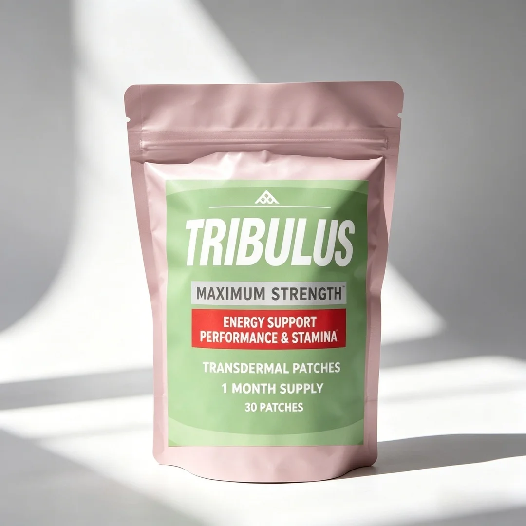 Hot sale Tribulus Terrestris Transdermal Patches (30 Count) – Energy Booster with Estrogen Blocker – 1-Month Supply