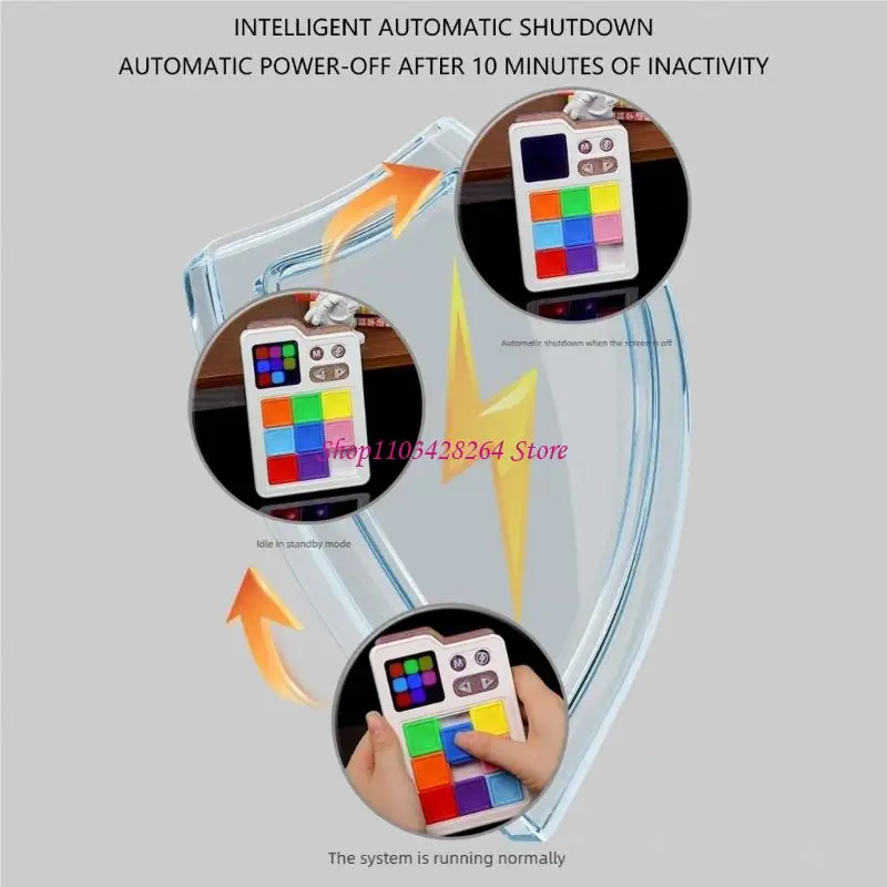  Electronic Sliding Puzzle Reaction Training Challenge Games Educational Puzzle Toy For Kids And Adult Memory Skill