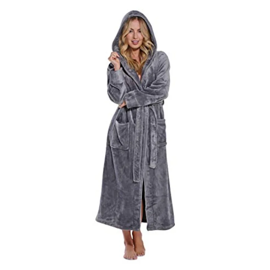 

Turquaz Oversize Premium Luxury Ultra Soft Warm Robes for Women Plush Fleece Bathrobe for Women with and Spacious Pockets