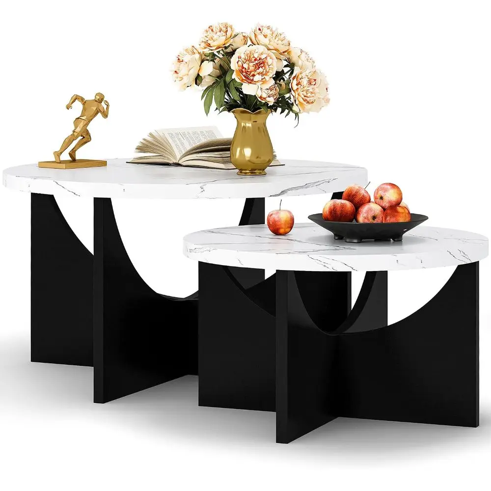 Nesting Coffee Tables Set of 2, 31.5