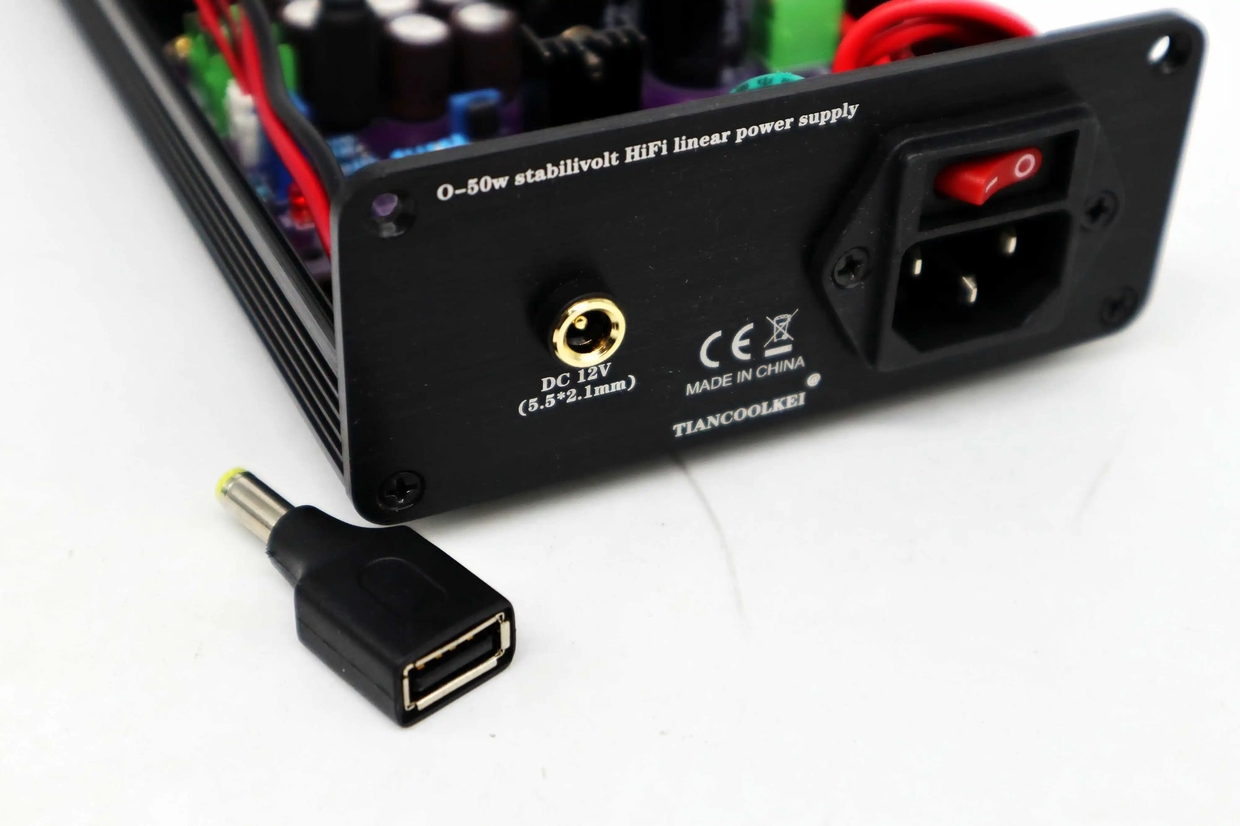Регулируемый Линейный источник питания, 50 Вт, 3,5 А, 5 В, 12 В постоянного тока, миниатюрный Usb-адаптер Dac для ПК, Raspberry