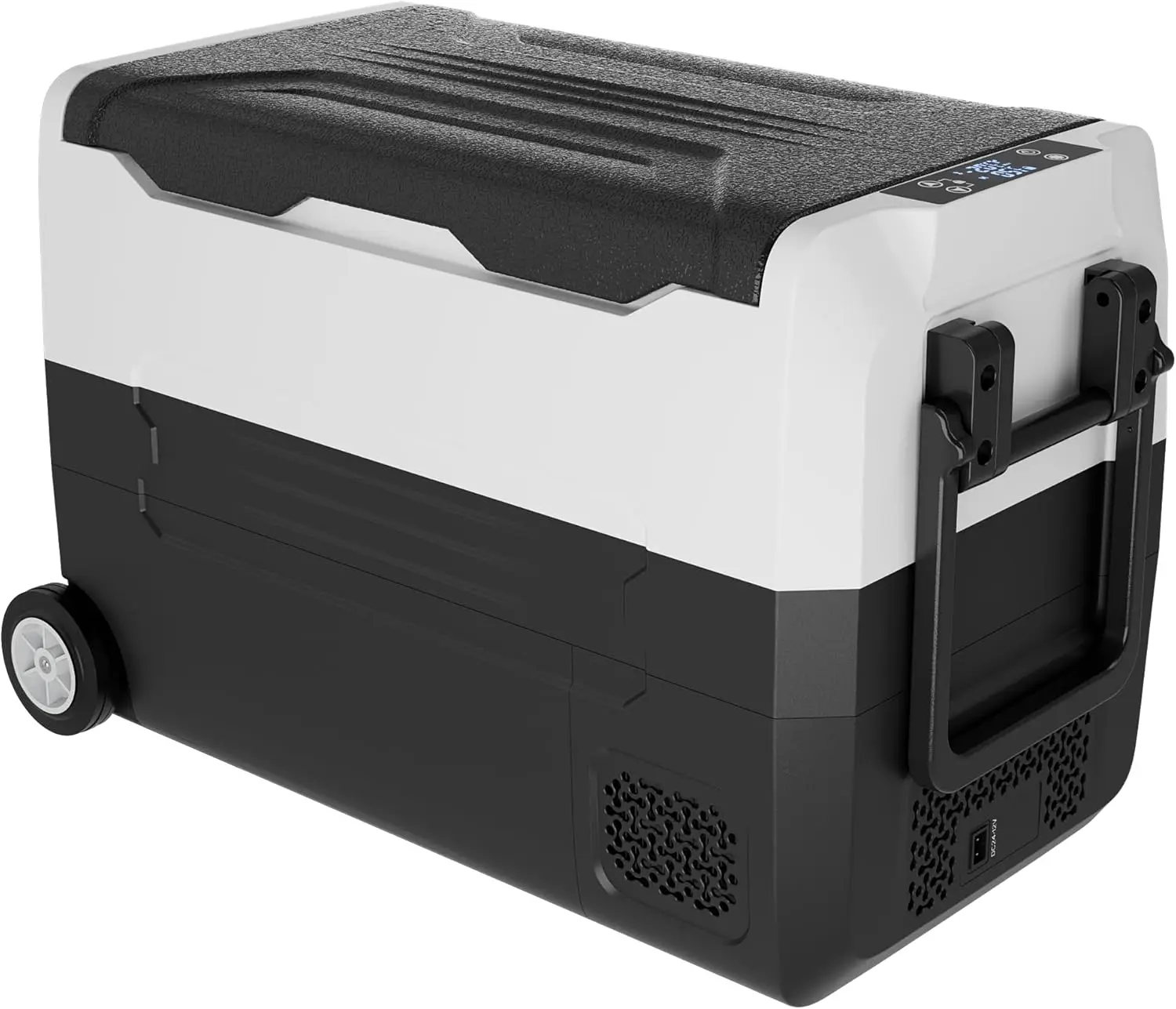 Car Refrigerator Portable Fridge - 48Quart(45L) 12 Volt Refrigerator Big zones 12/24V DC & 110-240V AC, -4℉-68℉ Electric Cooler