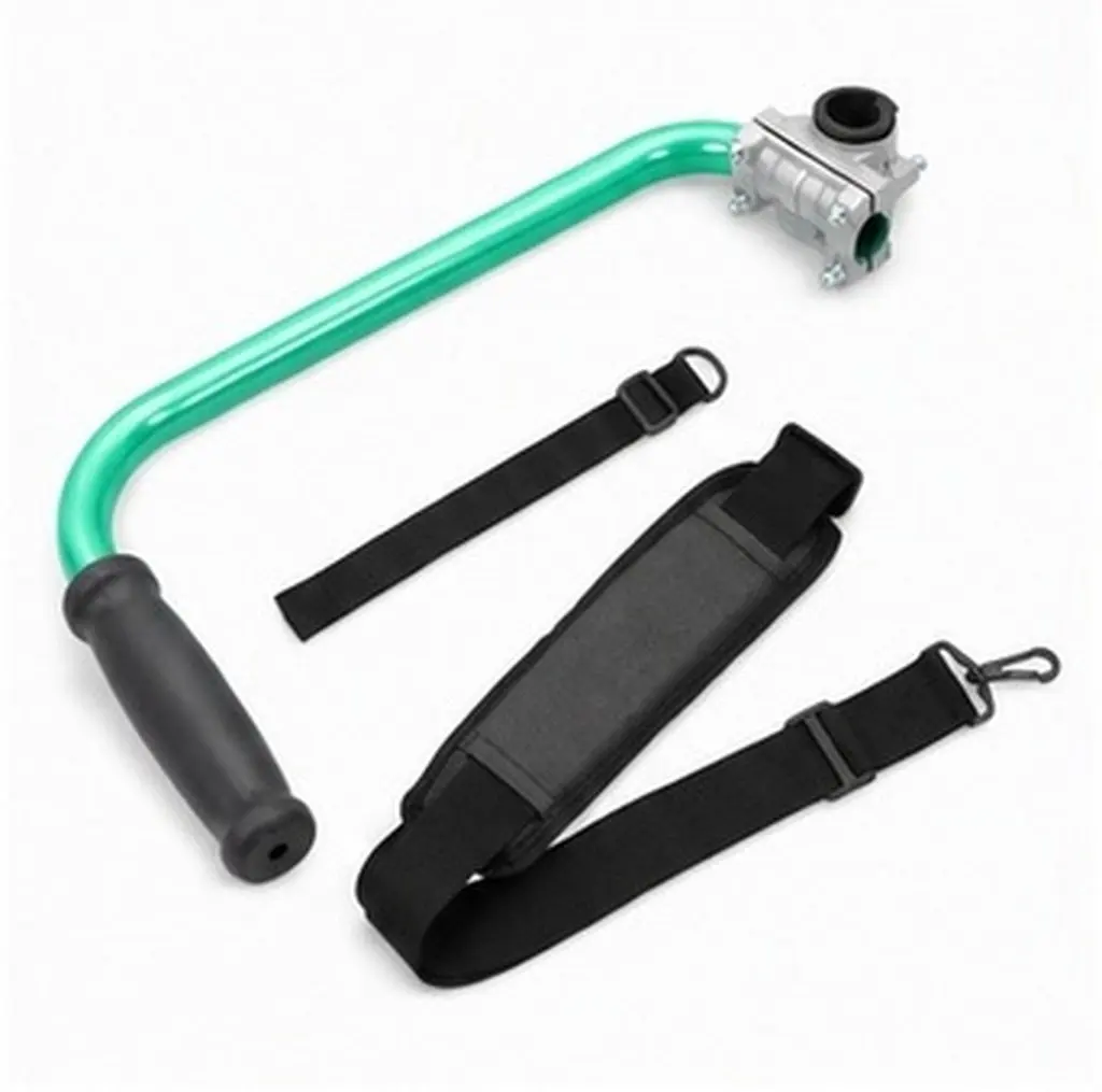 Adjustable Lawn Mower Auxiliary Handle Grass Trimmer Grip Ergonomic Comfort for Yard Landscaping Mower Deck Front Rod Compatible