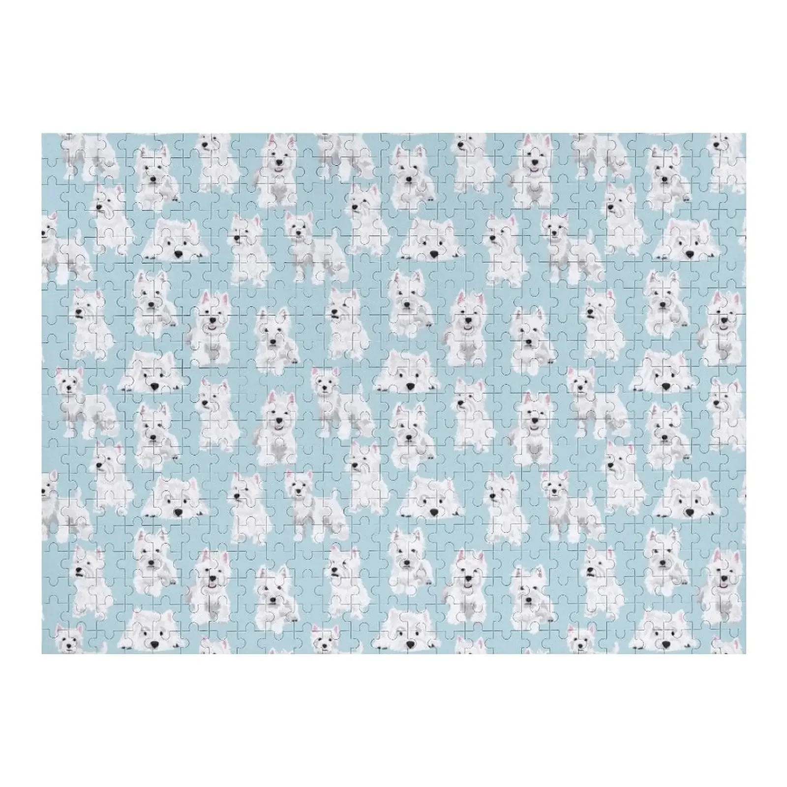 

Westie Jigsaw Puzzle Wooden Boxes Personalized Child Gift Puzzle
