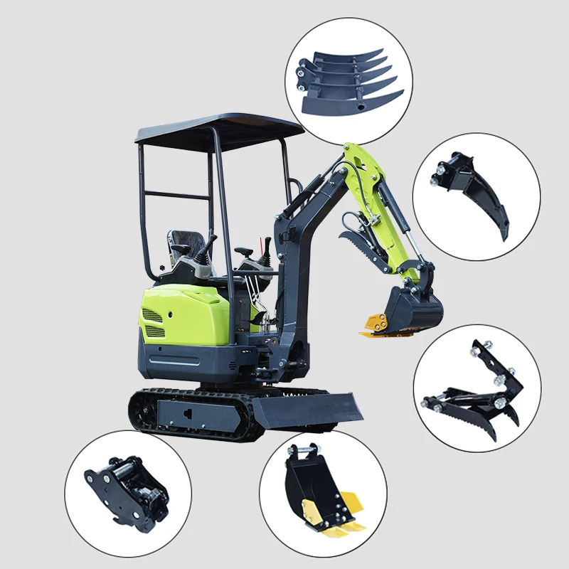 

Customized New Crawler Excavator Farm Home Mini Excavator High-Quality Diesel Mini Excavator Digger